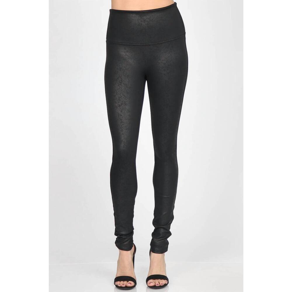 NEW M.RENA leatherette legging in black
